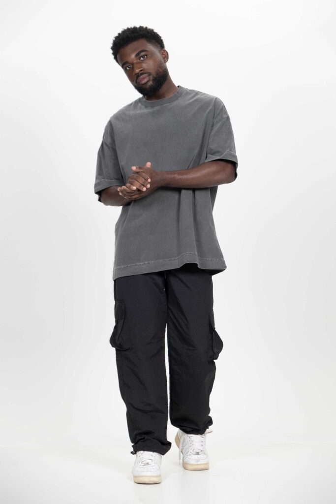 Camiseta Ample Heavy Oversized Chumbo