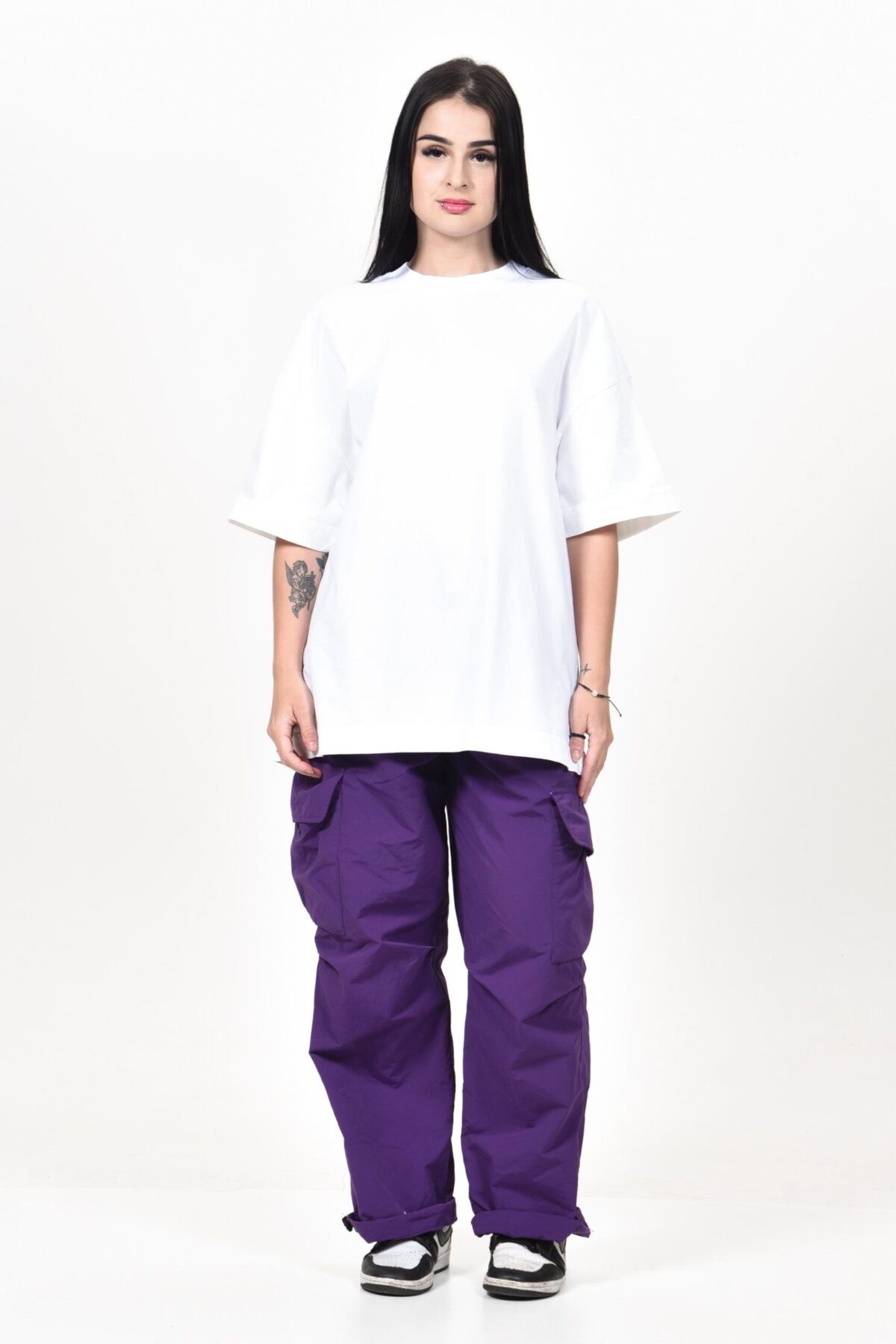 Camiseta Oversized Everyday Básica Branca