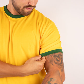 CAMISETA BASICA AMARELO CANÁRIO - Imagem 9