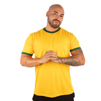 CAMISETA BASICA AMARELO CANÁRIO - Imagem 7