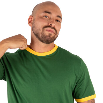 CAMISETA BASICA LISA VERDE - Imagem 7